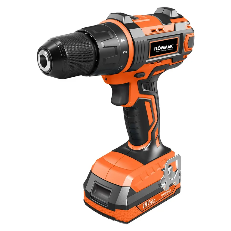 Taladro Percutor Atornillador 13mm 18v + Accesorios