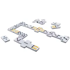 ANSALDO GAMES - Juego de mesa dominó en caja metálica 28