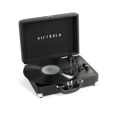 VICTROLA - Tornamesa The Journey Negra con Bluetooth