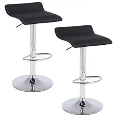 NOVAHUS - Pack de 2 Pisos de Bar Ajustables Negro