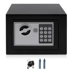 CRUSEC - Caja Seguridad Fuerte Digital Llave Teclado Numérico