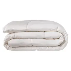 HOHOS CASA - Plumón hipoalergénico microfibra 1,5Plaza, tela 233 hilos 100% algodón