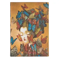 PAPER BLANKS - Libreta Tapa Flexible Madame Butterfly Midi Tapa Flexible
