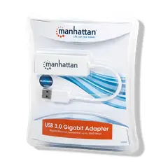 MANHATTAN - Adaptador De Red USB 3.0 a RJ45 Gigabit High Speed