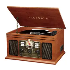 VICTROLA - Tornamesa Nostalgic Bluetooth 6 En 1