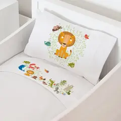 TUYO PRINT - Juego de Sábanas Pack And Play Zoo