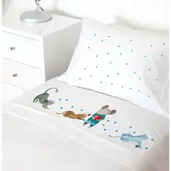 TUYO PRINT - Juego de Sábanas Transición Ratoncito -