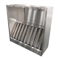 PROCHEF - Campana Industrial Mural 1x1 mt. Acero Inoxidable
