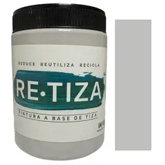 RETIZA - GRIS CLARO-PERLA 1 kilo. Pintura Tizada/Vintage base agua mate