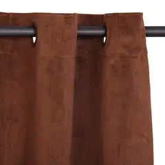 MASEL - Cortina Felpa New Velvet Chocolate 140 X225