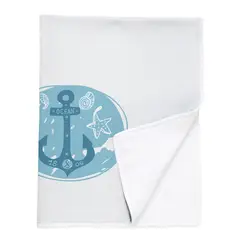 TUYO PRINT - Manta Polar Marino