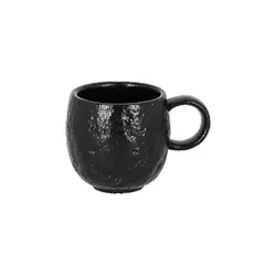 RAK PORCELAIN - SET DE 6 TAZA PORCELANA NEGRA 250CC ROCK RAK RAK PORCELAIN.