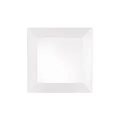 STAR FINE PORCELAIN - SET DE 6 PLATOS BAJOS CUADRADOS BLANCOS 18 CM STAR STAR FINE PORCELAIN.