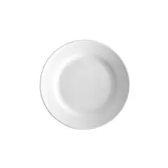 STAR FINE PORCELAIN - SET DE 12 PLATOS REDONDOS DE PORCELANA BLANCOS 16CM STAR TH