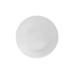 STAR FINE PORCELAIN - SET DE 24 PLATOS BAJOS DE PORCELANA BLANCOS 28CM STAR ROUND
