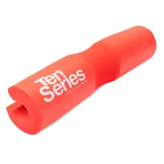 TEN SERIES - Soporte Barra Barbell Pad Rojo