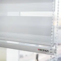 VINCENZI - Cortina Tela Roller Duo Blanca 240x240cm