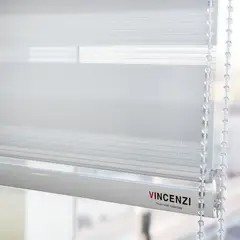 VINCENZI - Cortina Roller Duo Blanca 120x120cm