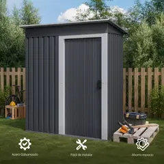 HOMECLAF - Bodega de Jardín Gris 181x162 cm