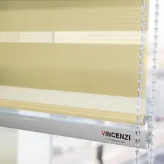 VINCENZI - Cortina Roller Duo Beige 220x240cm
