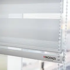 VINCENZI - Cortina Roller Duo Blanca 220x240cm