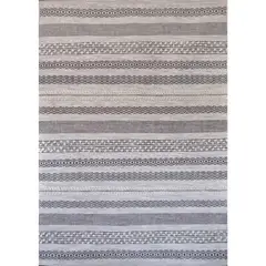 BAZHARS - Alfombra 160X230 cm Am Bol 101 Icy Grey