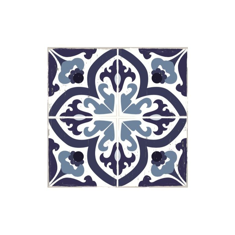 Azulejos autoadhesivos decorativos formato grande Mykonos