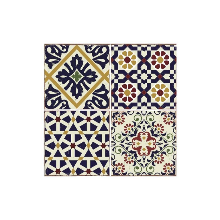 Azulejos autoadhesivos decorativos formato grande Sevilla