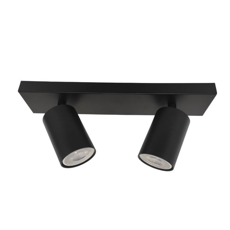 BARRA FOCO RUNNER 2 LUCES NEGRO