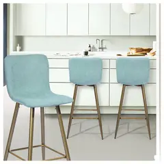 NOVAHUS - Pack 2 Pisos De Bar Citrino Turquesa