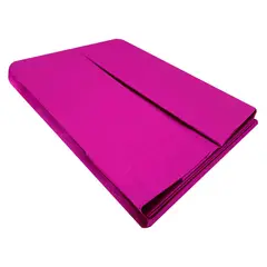 VICTORIANAS - Faldon Liso 5 Pliegues King Fucsia 200 Hilos
