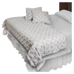 MALLORCA - Piecera Con Fundas Aspen Gris Reversible