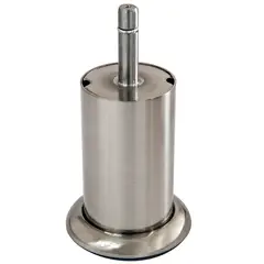 BLOCCARE - Pata para cama Flex Metálica Satinada Vástago 1.05 cm