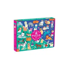 MUDPUPPY - Puzzle 100pcs doble perros y gatos