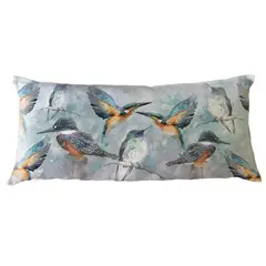 MARGARITA SCHEEL BY CASA ALVARINHO - FUNDA COJÍN ALGODÓN MARTÍN TURQUESA XL