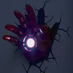3D LIGHT FX - Lámpara Mural 3D Mano de Ironman
