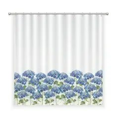 MARGARITA SCHEEL BY CASA ALVARINHO - Cortina de Baño Algodón Hortensias