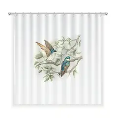 MARGARITA SCHEEL BY CASA ALVARINHO - CORTINA DE BAÑO ALGODÓN GOLONDRINAS