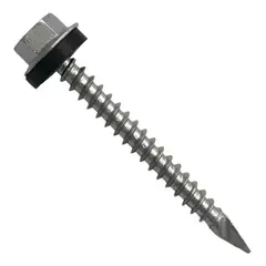GENERICO - Tornillo 10x2 1/2 Hexagonal Punta Espada Autoperforante x 100 unidades