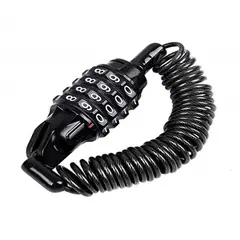 GENERICO - Cadena Con Clave Para Bicicleta Elástica seguridad itm1261