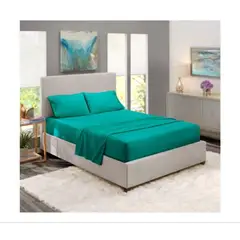BEKU - Sábana Premium Home; Plaza 1 1/2; Turquesa