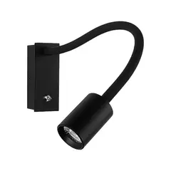 LED STUDIO - APLIQUÉ MURO ASTRO LECTURA DIRI 3W LUZ CÁLIDA NGR