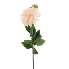 HOME ESSENTIALS - Flor artificial dalia color durazno 59cm