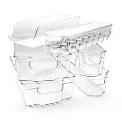 EMETRES - Contenedor Organizador Plastico Para Refrigerador 6 Un Ho472