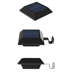 SOHOGAR - Foco led cuadrado con panel solar 3.7v 12 led