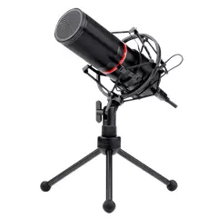 REDRAGON - Microfono Gamer Blazar GM300 USB Led Rojo