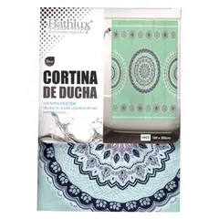 GENERICO - Tela cortina ducha baño mandala calipso 180x200.