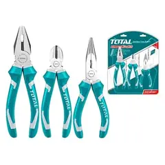 TOTAL TOOLS - Set De Alicates Universal Combinados 3 Piezas