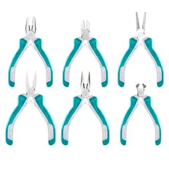TOTAL TOOLS - Juego De Mini Alicate 6 Piezas Total