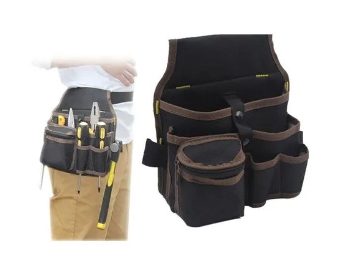 Bolsa Coleto Porta Herramientas 7 Bolsillos Martillo a $5.390